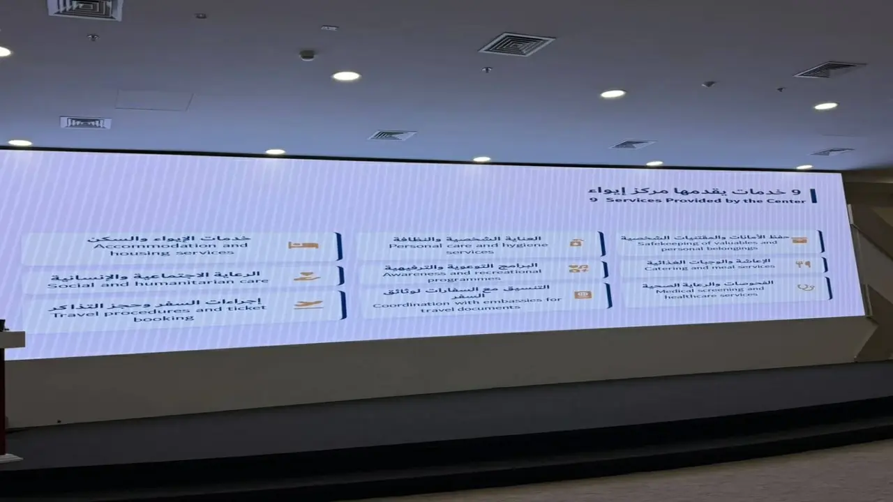 مركز إيواء يقدم 9 خدمات إنسانية وصحية للمستفيدين
